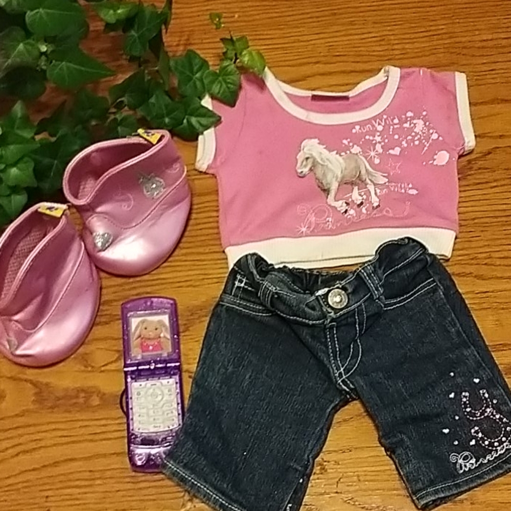 🧸 4/ $20 🧸 Build-A-Bear Horse Girl Outfit